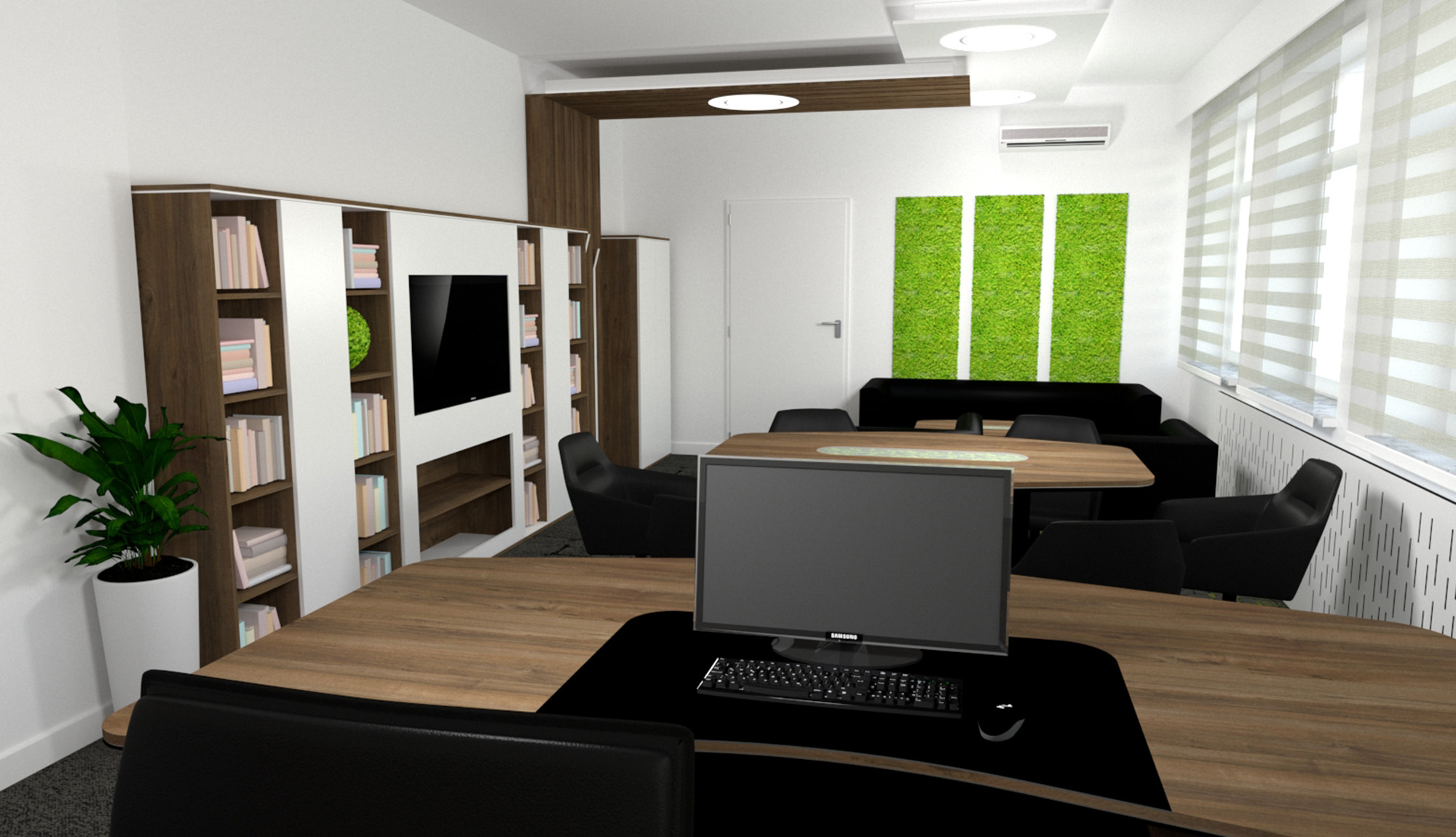 Interior project of business facility